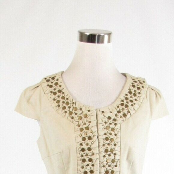 Beige ANTHROPOLOGIE IDRA blazer jacket 4 NWT $128 - Picture 2 of 8